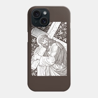 Jesus Christ with Cross Phone Case