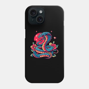 King Cobra Traditional Tattoo Phone Case