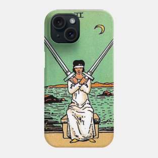 Two of Swords Tarot Phone Case