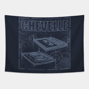 Chevelle Technical Drawing Tapestry