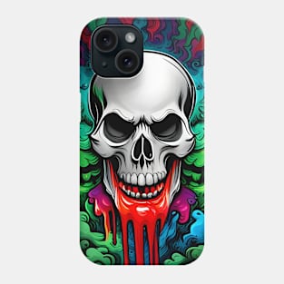 Vibrant Skull Phone Case