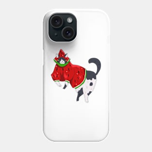 Watermelon cat Phone Case