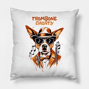 trombone shorty Pillow