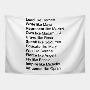 Powerful Black Women, Women of Black History, Black History Month Tapestry