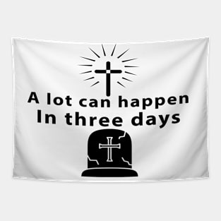 He Is Risen Cool Inspirational Easter Christian Tapestry