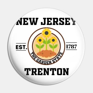 New Jersey state Pin