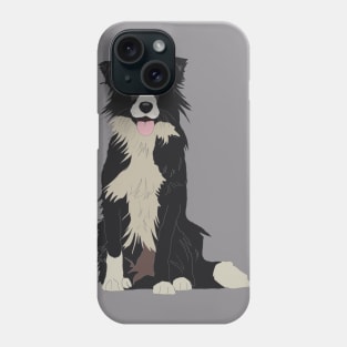 Border collie dog Phone Case