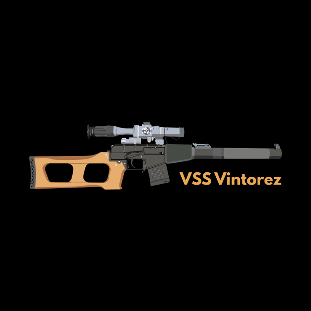 VSS Vintorez Soviet Special Sniper Rifle by NorseTech
