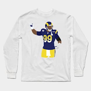 johnnystackart Aaron Donald Jersey Tee Long Sleeve T-Shirt