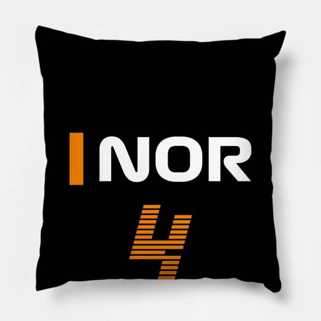 Formula  Lando Norris Pillow by autopic