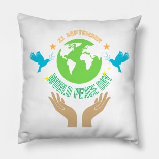 International Peace Day Pillow