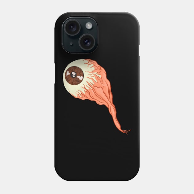 Eyeball Eye Anatomy Phone Case by Foxxy Merch