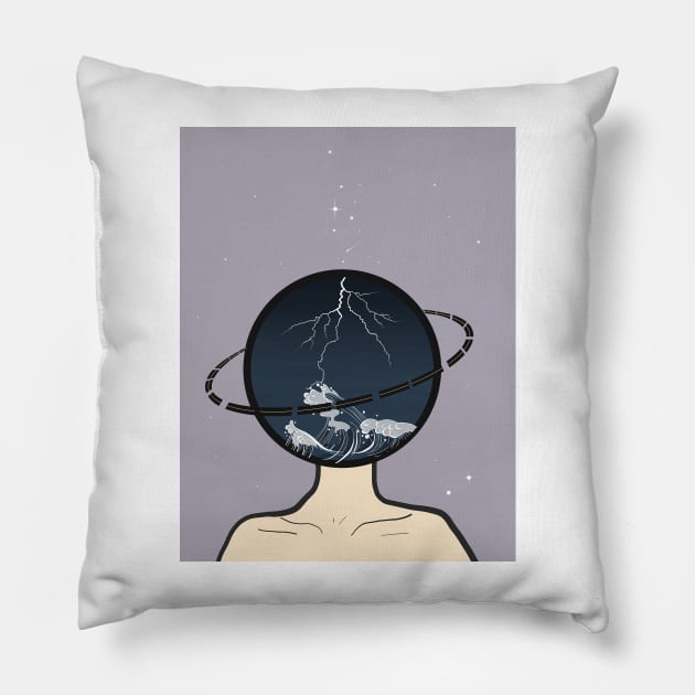 Overthinking Pillow by lorena-designs