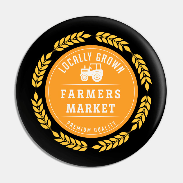Local Famers Market Pin by SWON Design