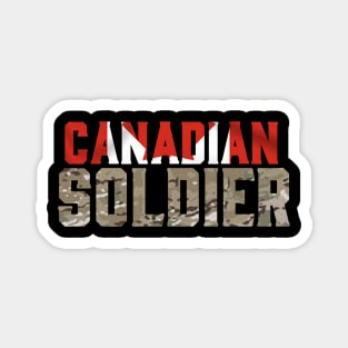 Canadian Soldier Magnet