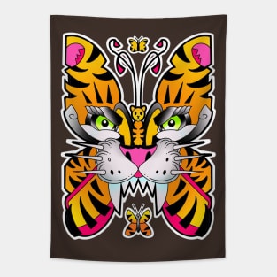 Butterfly tiger face Tapestry