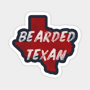 The Bearded Texan Red Magnet