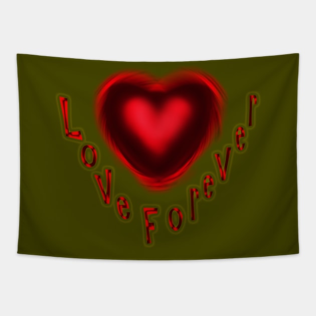 Love Forever Tapestry by VarietyStarDesigns