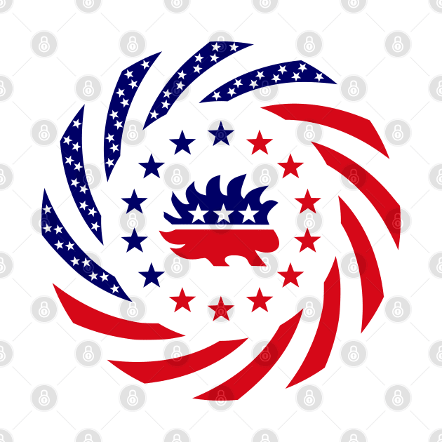 Libertarian Murican Patriot Flag Series by Village Values