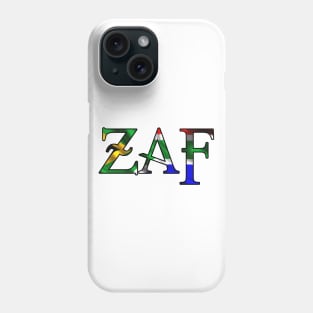 South Africa South African flag ZAF Phone Case