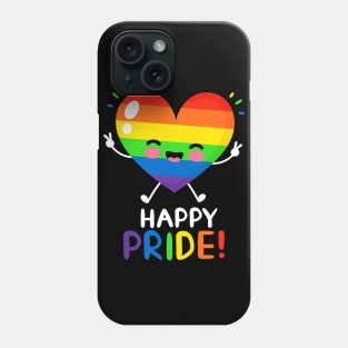 Rainbow Heart Pride Phone Case