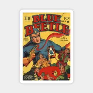 Blue Beetle II Comic Love Magnet