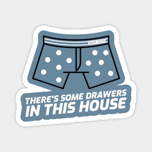 There's Some Drawers In This House Magnet