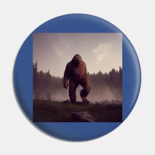 Sasquatch in Nature Pin