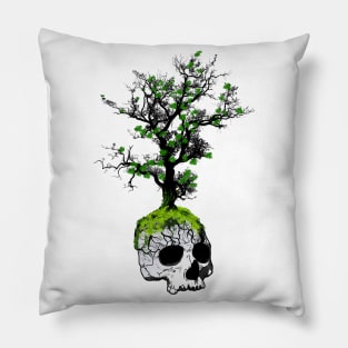 Tree Skull Spring Pillow