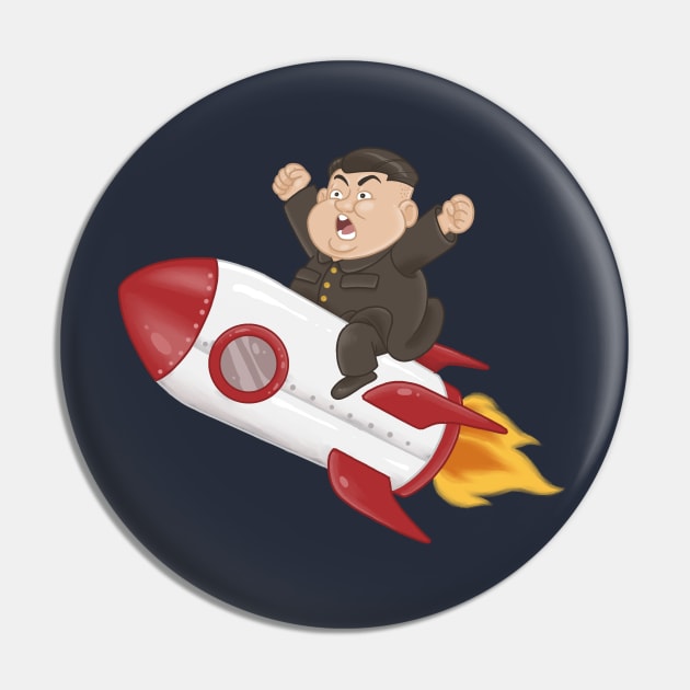 Rocket Man Pin by mrgeek