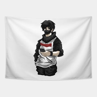 Anime Male Character Kawaii Guy Japanese Manga Tapestry