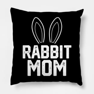 rabbit mom Pillow