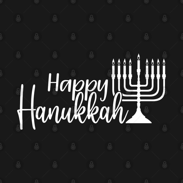 Happy Hanukkah - Jewish Holiday Gift For Men, Women & Kids by Art Like Wow Designs