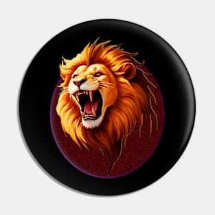 Lion Roar Pin