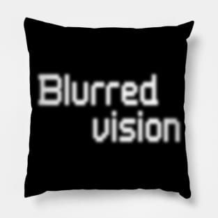 White Blurred Vision Pillow