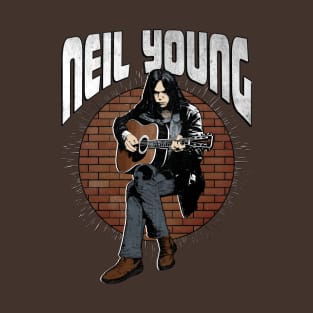 Neil Young and The Classic Guitar T-Shirt