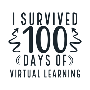 I Survived 100 Days Of Virtual Learning T-Shirt