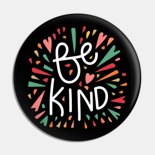 Be kind & heart Pin