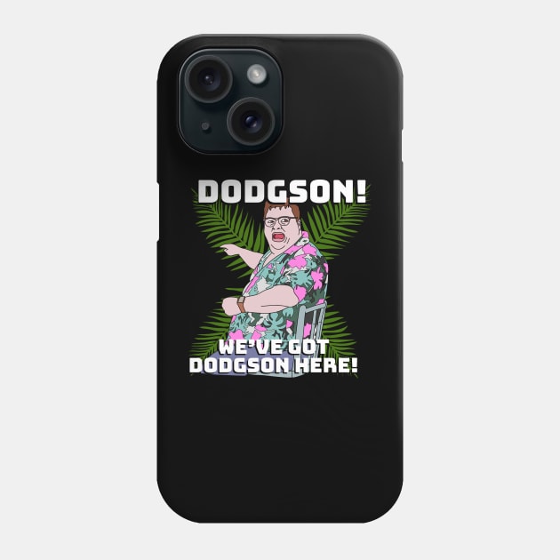 Jurassic Dennis Nedry Phone Case by thecompassrose