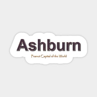 Ashburn Grunge Text Magnet