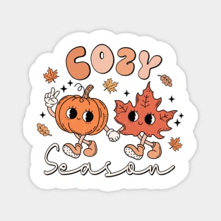 Cozy Season Retro Autumn Magnet