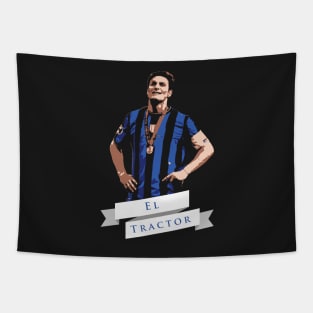 Javier Zanetti Illustration Tapestry