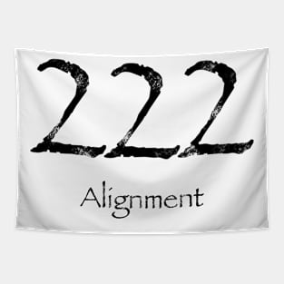 Angel Number 222-Alignment design Tapestry