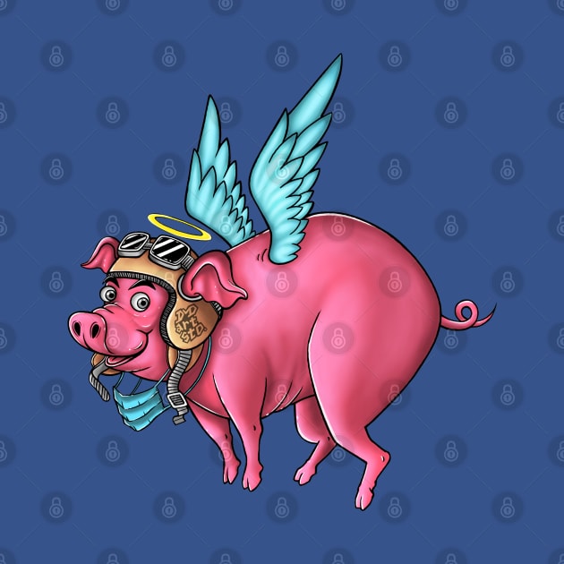 Angel Pig by DMD Art Studio