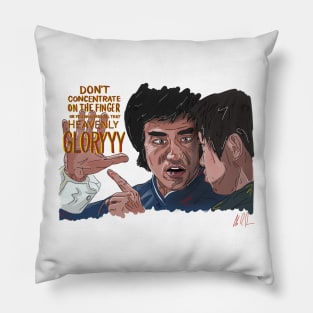 Enter The Dragon: Heavenly Gloryyy Pillow