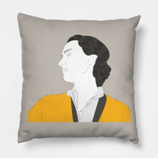 Georgia O'Keeffe - Portrait Pillow