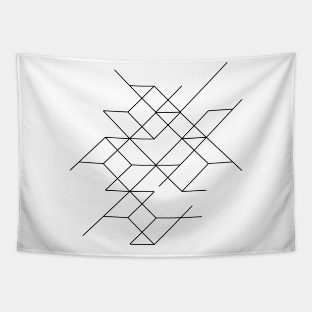 squares design Tapestry by lkn