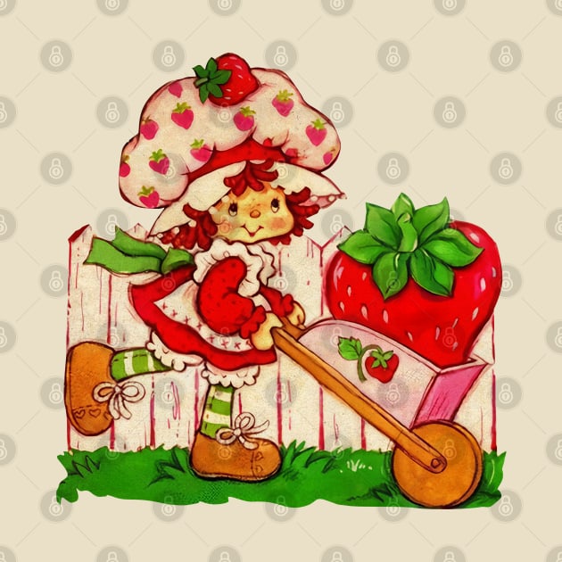 Vintage Strawberry sweet day by fatkahstore