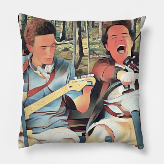 Hole in the Wall Pillow by AXOLOTL THE BAND