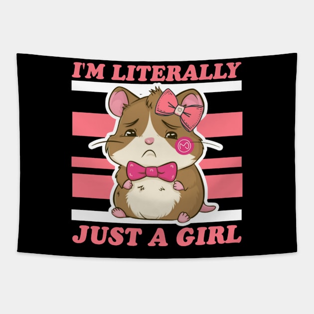 I'm literally just a girl Tapestry by Qrstore